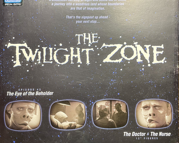 2002 TV Land Special Edition The Twilight Zone - Episode 42 - The Doctor & The Nurse 12 inch Action Figure 2-Pack