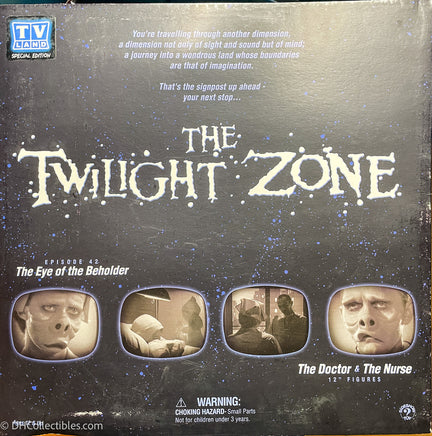 2002 TV Land Special Edition The Twilight Zone - Episode 42 - The Doctor & The Nurse 12 inch Action Figure 2-Pack