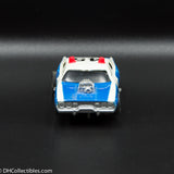USED Tyco HO Blue w/ White Military Police Slot Car
