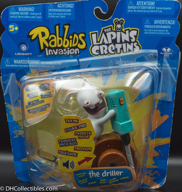 2014 McFarlane Rabbids Invasion The Driller - Action Figure