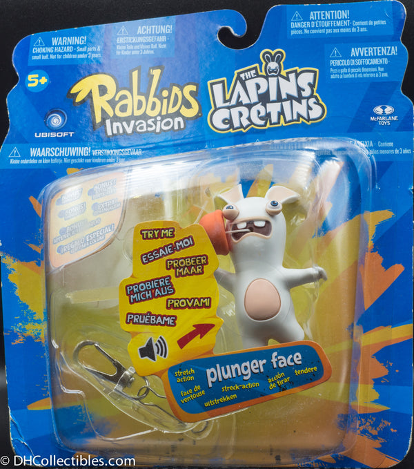 2014 McFarlane Rabbids Invasion Plunger Face - Action Figure