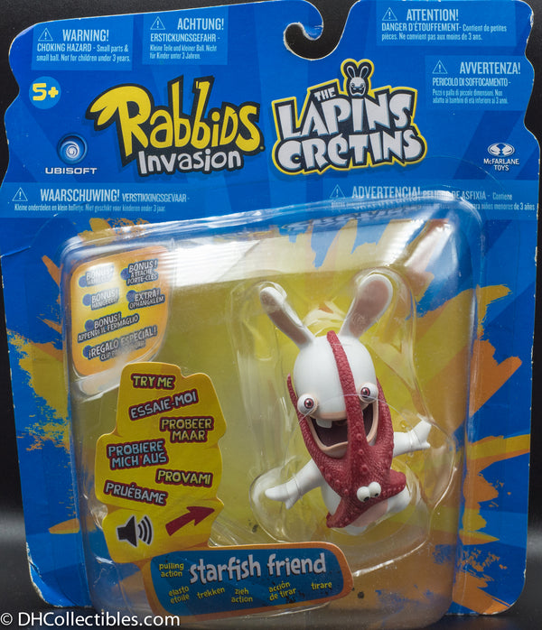2014 McFarlane Rabbids Invasion Starfish Friend - Action Figure