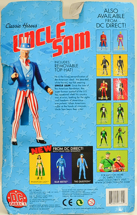 2002 DC Direct Classic Heroes Uncle Sam Action Figure – DH