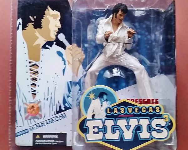 Our third action figure of the King of Rock ‘n’ Roll is titled Elvis, Live in Vegas 1970 and re-creates one of his famous concert appearances in the City of Lights.