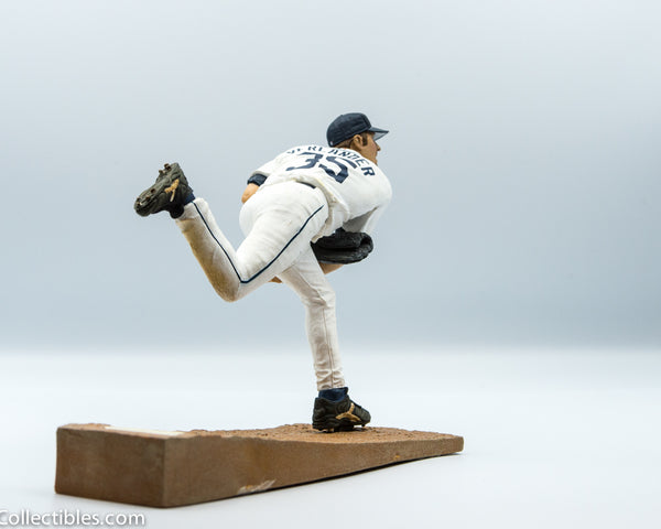 2007 McFarlane MLB Series 18 Justin Verlander Detroit Tigers White - Loose