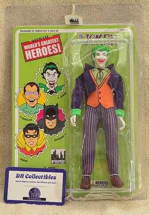 Figures Toy Co. - World's Greatest Heroes Series 1 - Joker Action Figure 8" Mego Retro