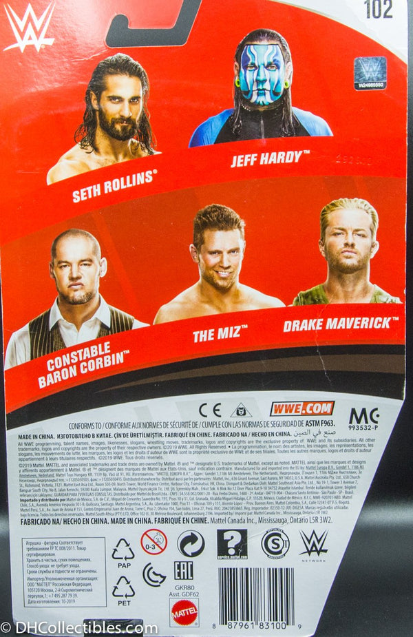 2019 WWE Mattel Basic Series 102 Seth Rollins