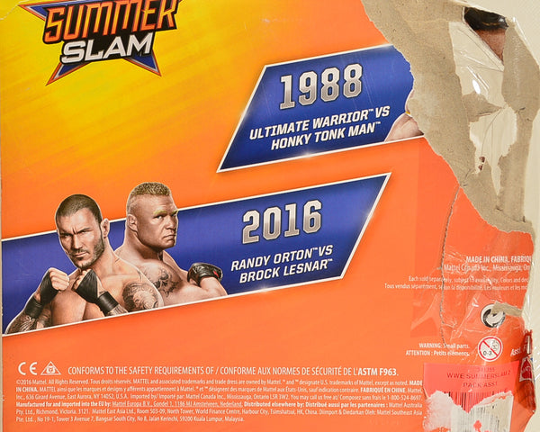 2016 WWE Mattel Summerslam Battle Pack Ultimate Warrior Honky Tonk Action Figures