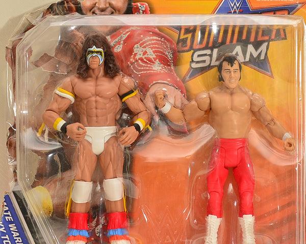 2016 WWE Mattel Summerslam Battle Pack Ultimate Warrior Honky Tonk Action Figures