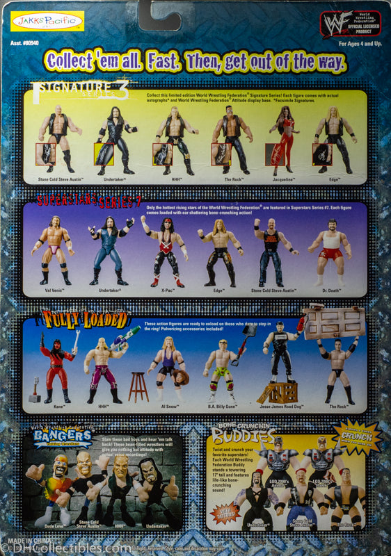 1998 WWF WWE  WrestleMania XV Signature Series 3 Jaqueline -  Action Figure