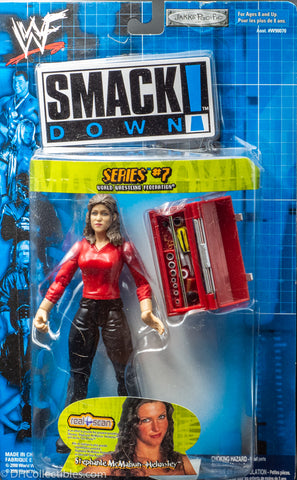 2000 WWF WWE Smack Down Series 7 Stephanie McMahon-Hemsley  - Action Figure