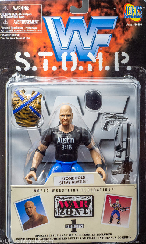 1998 WWF S.T.O.M.P. War Zone Series 1 Stone Cold Steve Austin - Action Figure