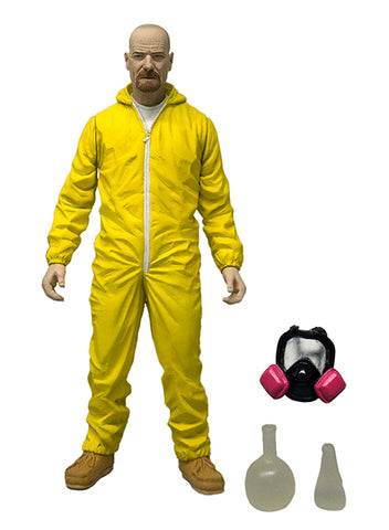 2013 Mezco Breaking Bad 6" Walter White - Yellow Hazmat Suit