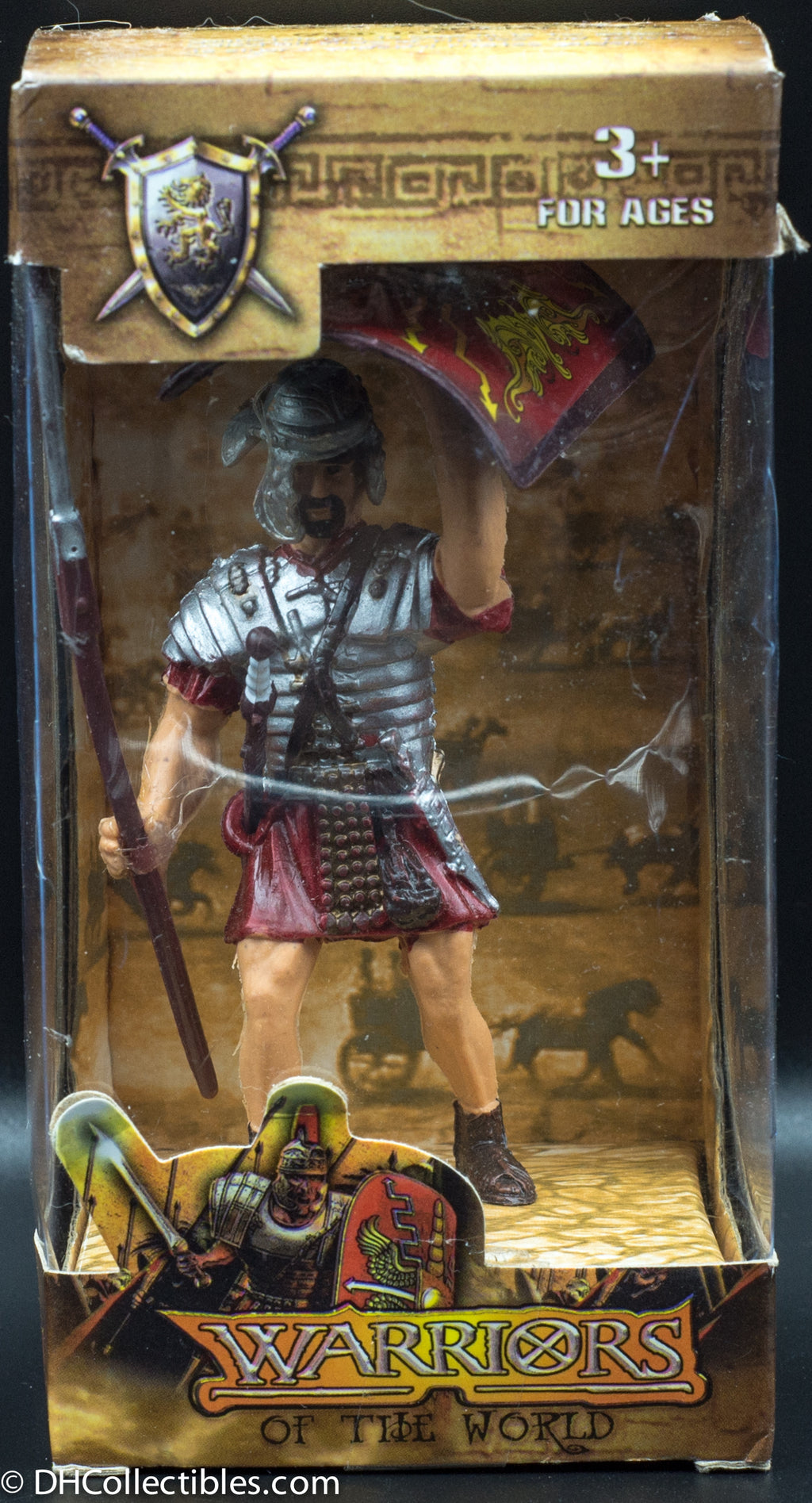 BBI Warriors Of The World Roman Guard Toy Soldier with Shield 000302-00