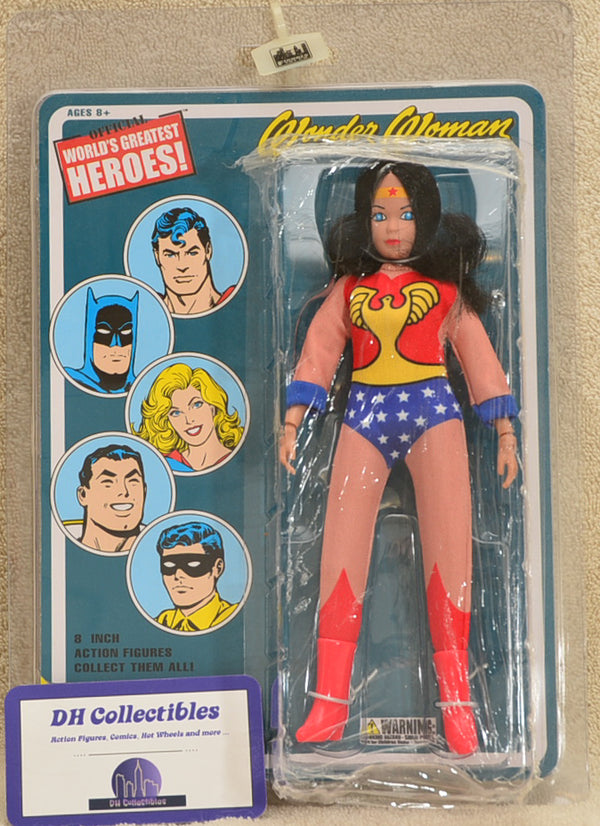 Figures Toy Co. World's Greatest Heroes - Wonder Woman 2014 Action Figure 8" Mego Retro