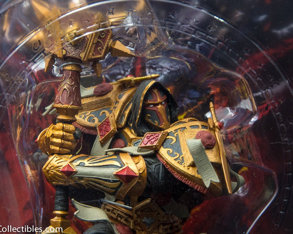 2010 DC Unlimited World Of Warcraft Series 7 Human Paladin Judge Malthred - Action Figure