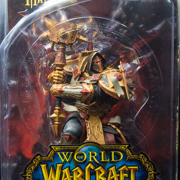 2010 DC Unlimited World Of Warcraft Series 7 Human Paladin Judge Malthred - Action Figure