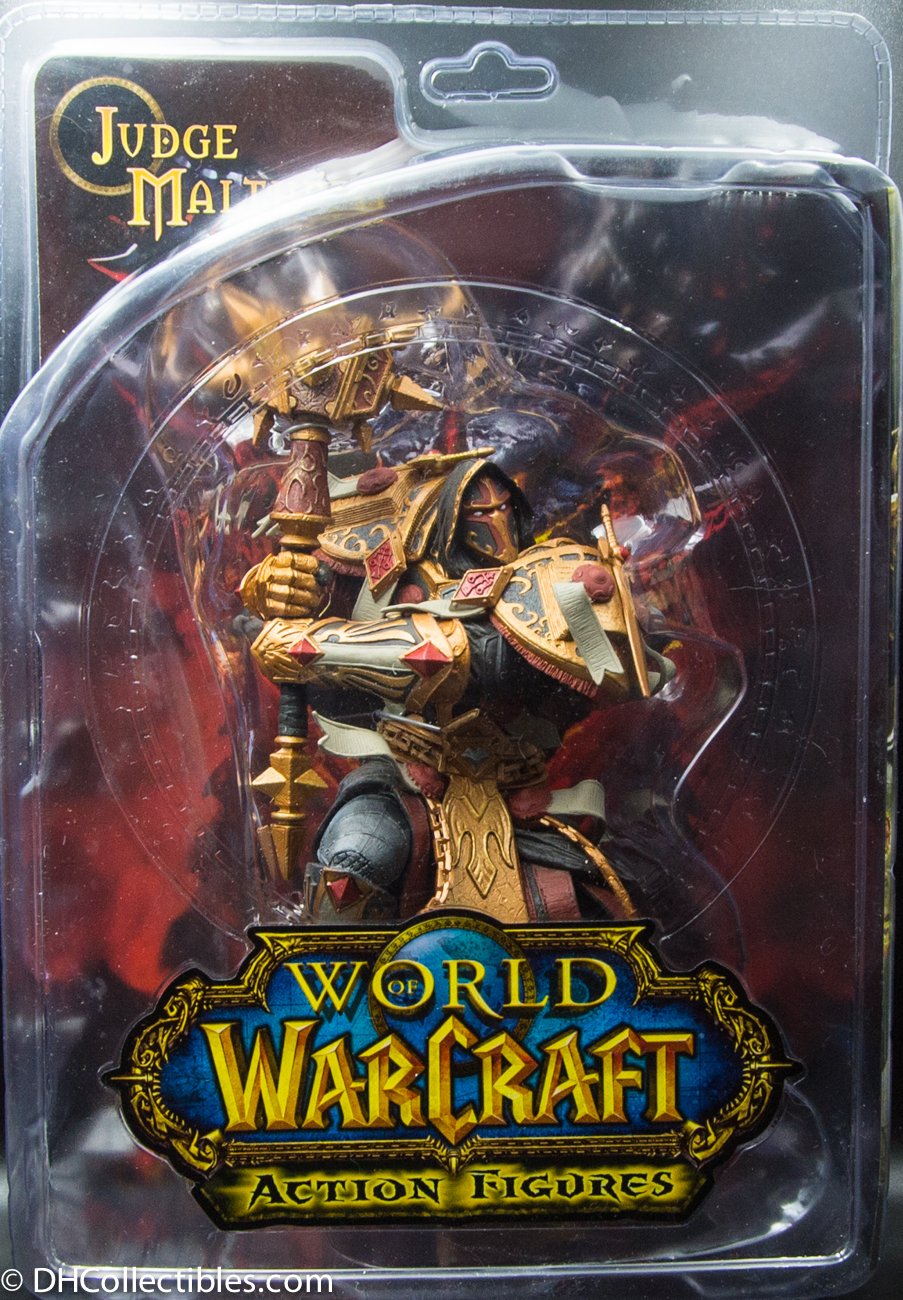 2010 DC Unlimited World Of Warcraft Series 7 Human Paladin Judge Malthred - Action Figure