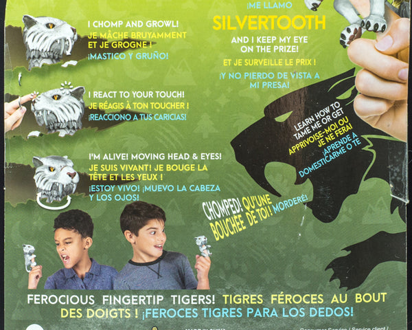 WooWee Untamed Sabretooth Tiger Silvertooth Fingerling