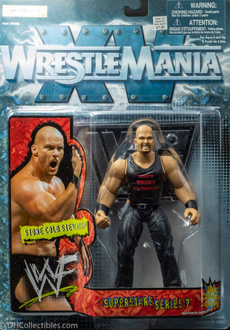 1998 WWF WrestleMania Superstars Series 7 Stone Cold Steve Austin - Action Figure
