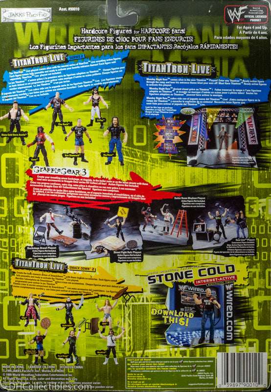 1999 WWE Wrestlemania TitanTron Live Series 2 WWF The Rock - Action Figure