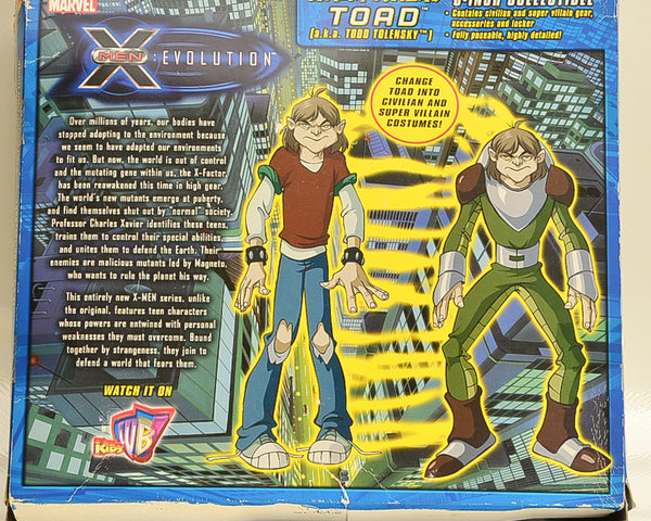 2001 ToyBiz Marvel X-Men Evolution Mutant Outcasts TOAD 8'' Action Figure