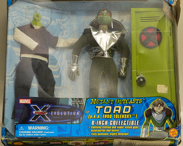 2001 ToyBiz Marvel X-Men Evolution Mutant Outcasts TOAD 8'' Action Figure
