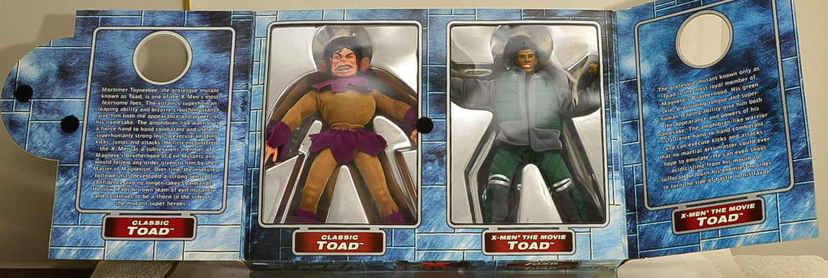 2000 ToyBiz Marvel X-Men the Movie X Mutations Classic & The Movie Toad  Action Figures