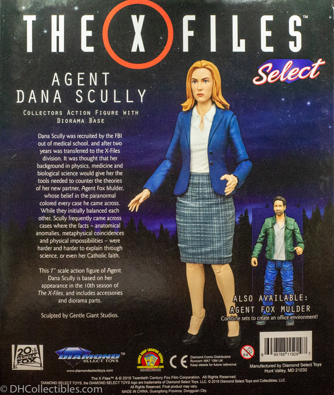 2016 Diamond Select X-Files Agent Dana Scully - Action Figure