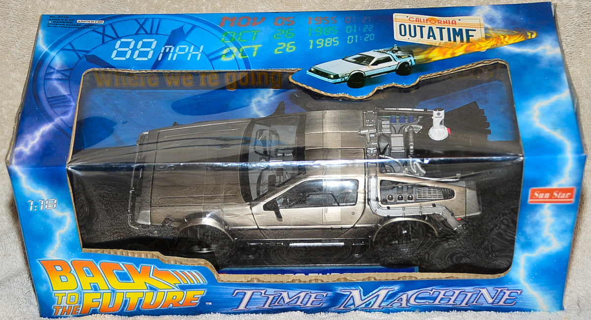 Sun Star DeLorean Back to the Future Time Machine Flying Version (1:18)