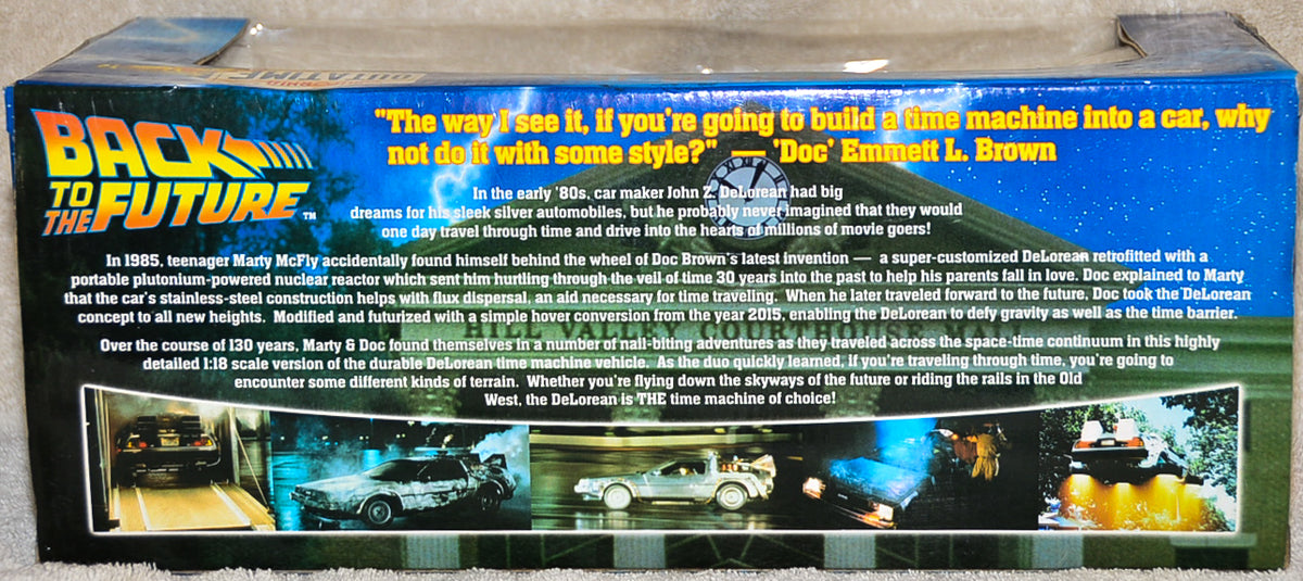 Sun Star DeLorean Back to the Future Time Machine Flying Version (1:18)