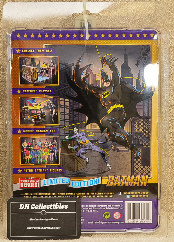 Figures Toy Co  World's Greatest Heroes  - Limited Edition Batman Action Figure 8" Mego Retro
