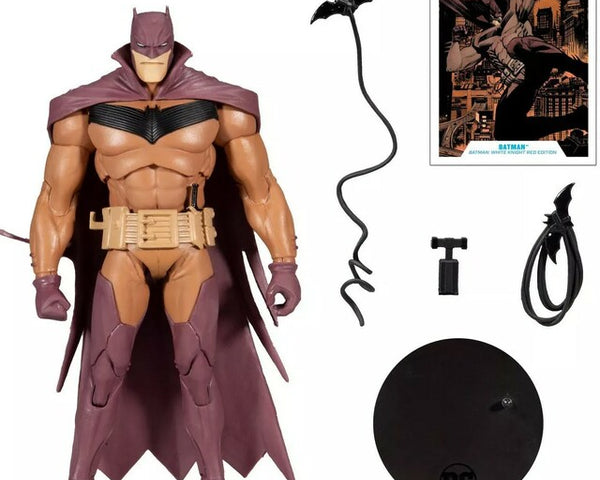 2021 McFarlane Toys DC Multiverse Batman [White Knight Red Edition] - Action Figure