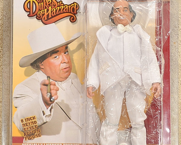 Figures Toy Co - Dukes of Hazzard Series 1- Boss Hogg - Action Figure 8" Mego Retro