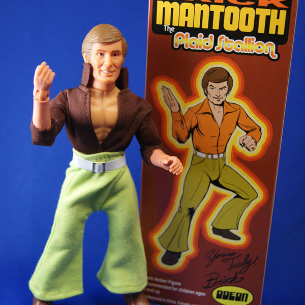 Odeon Toys Brick Mantooth - The Plaid Stallion 8 inch Action Figure