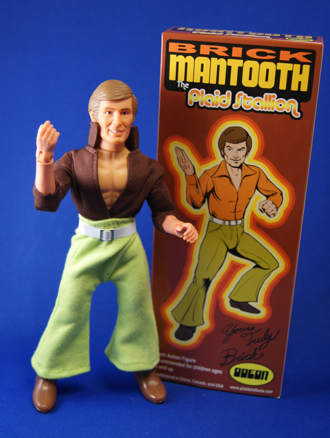 Odeon Toys Brick Mantooth - The Plaid Stallion 8 inch Action Figure