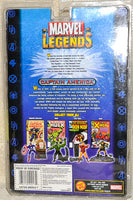 2002 ToyBiz Marvel Legends Series 1  - Captain America Gold Comic Figure