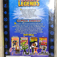 2002 ToyBiz Marvel Legends Series 1  - Captain America Gold Comic Figure