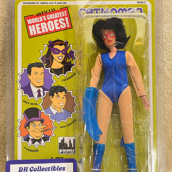 Figures Toy Co  World's Greatest Heroes  - Series 2 Catwoman Action Figure 8" Mego Retro