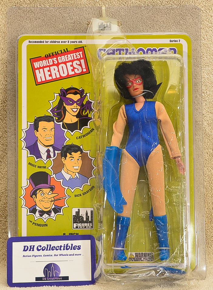 Figures Toy Co  World's Greatest Heroes  - Series 2 Catwoman Action Figure 8" Mego Retro