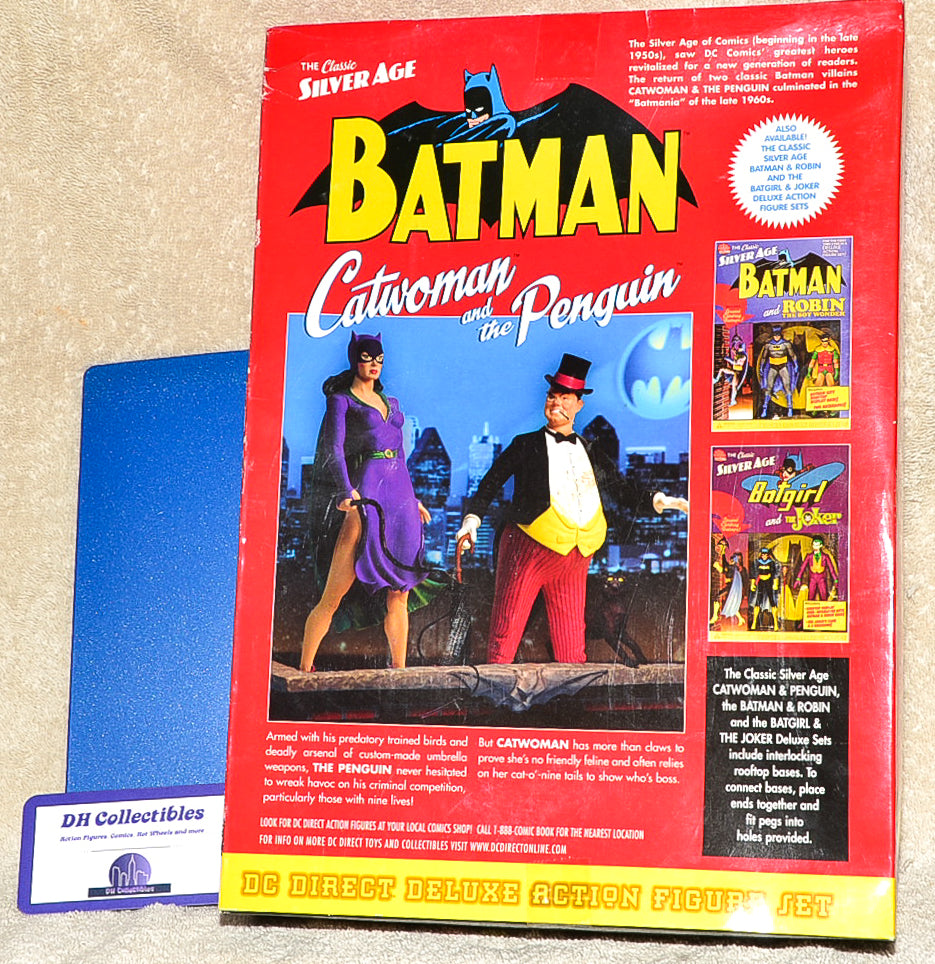 DC Direct Silver Age Batman  - Catwoman and Penguin Deluxe Action Figure set