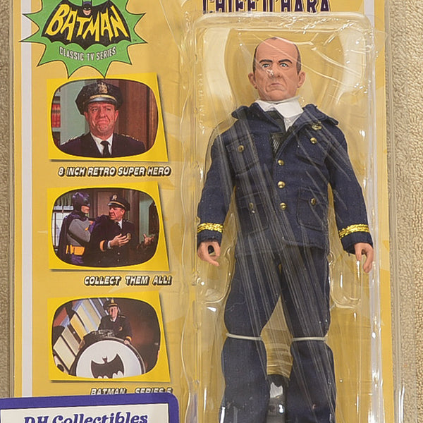Figures Toy Co - Batman Classic TV Series  - Series 5 Chief O'Hara Action Figure 8" Mego Retro