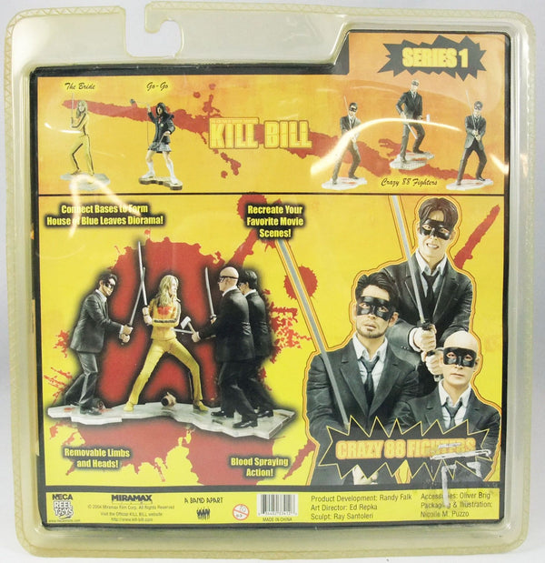 2004 NECA Kill Bill Series 1 Crazy 88 Bearded Action Figure
