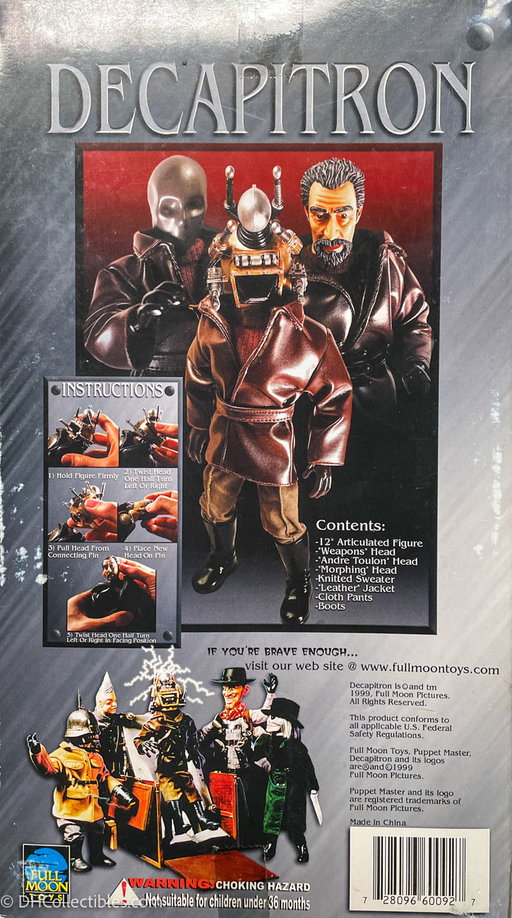 1999 Full Moon Toys Puppet Master Decapitron - 12" Action Figure