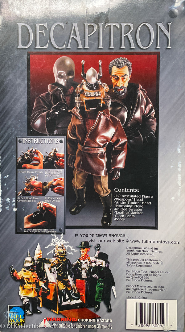 1999 Full Moon Toys Puppet Master Decapitron - 12" Action Figure