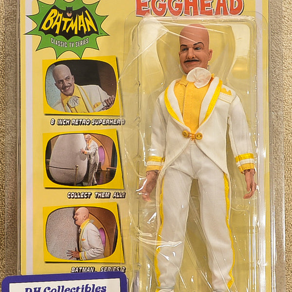 Figures Toy Co - Batman Classic TV Series  - Series 2 Egghead Action Figure 8" Mego Retro