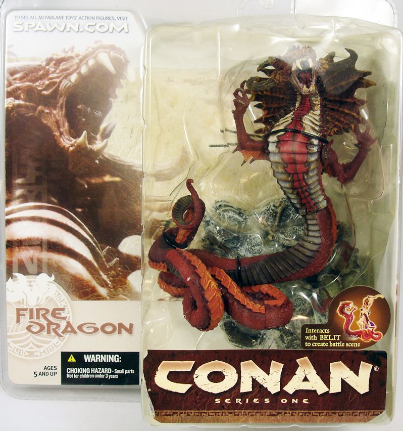 2004 McFarlane Conan Series One Fire Dragon Action Figure