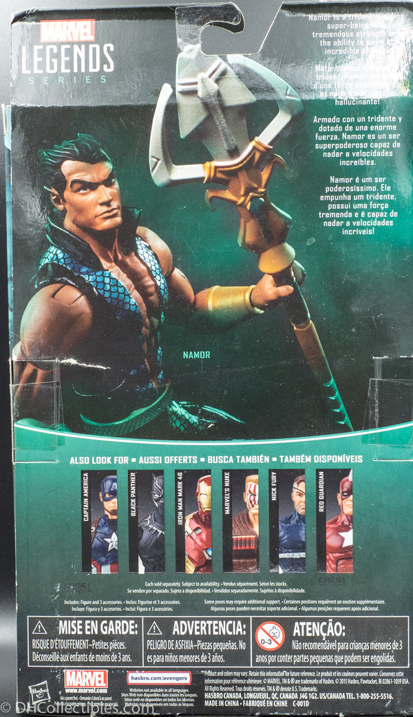 2015 Hasbro Marvel Legends Series Namor Action Figure