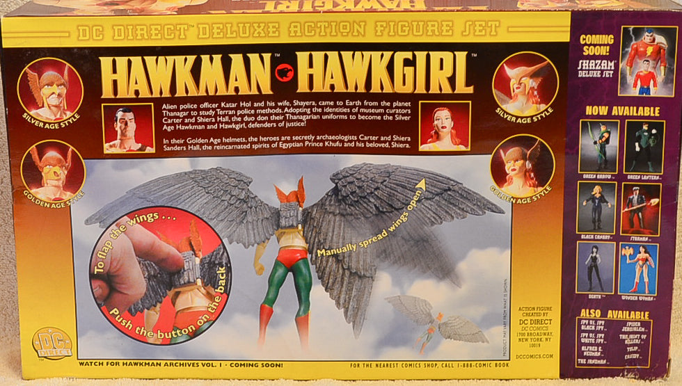 Hawkman & Hawkgirl Deluxe Set - figurine DC Direct - Prix & Rareté