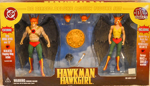 2001 DC Direct Hawkman & Hawkgirl Deluxe Action Figure Box Set
